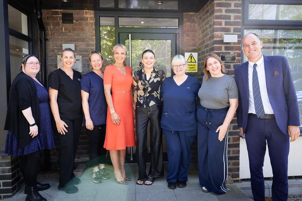 Image of Staff in front of The Bourne End Clinic